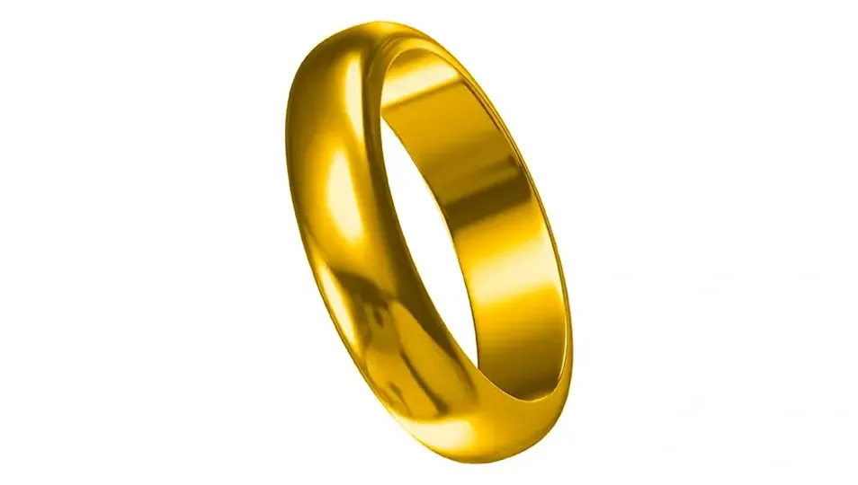 ¿Te imaginas un anillo de oro de 56 kg?